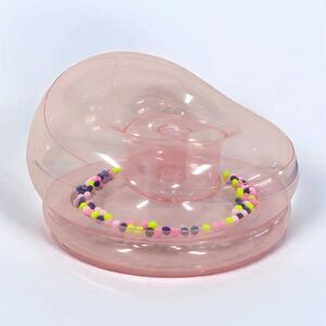 Prism Pom Pom Pink Multi Inflatable Blow Up Chair Lounge Seat Indoor Outdoor